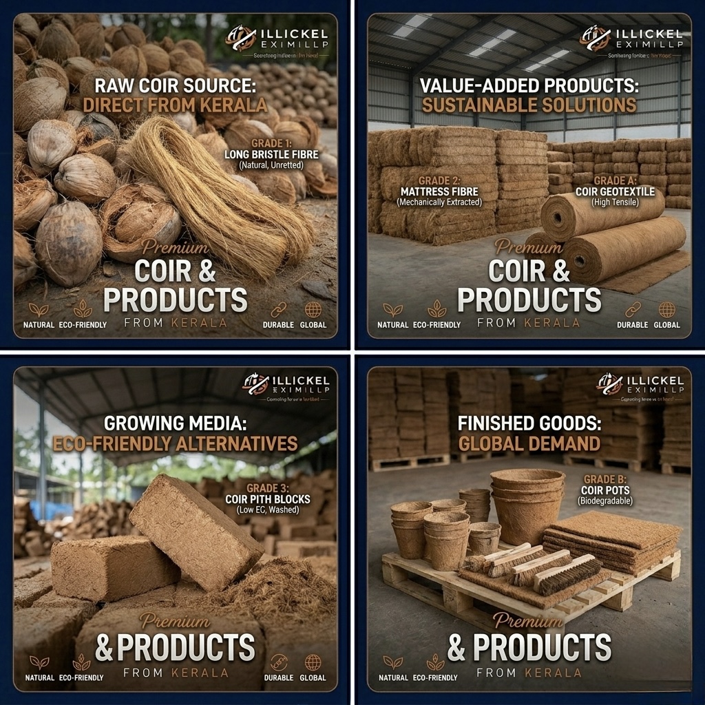 Eco-friendly Coir Products for International Export
